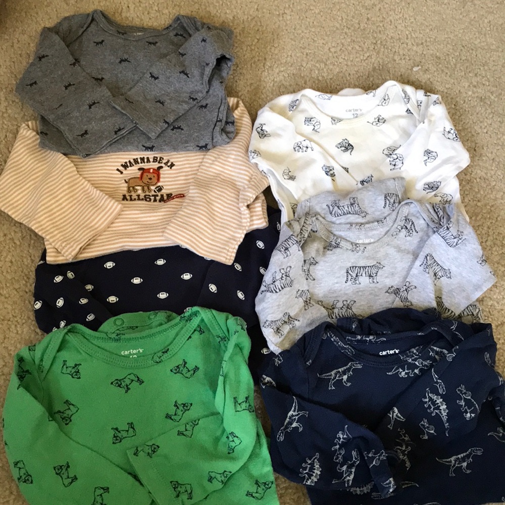 Long sleeve boys onesies